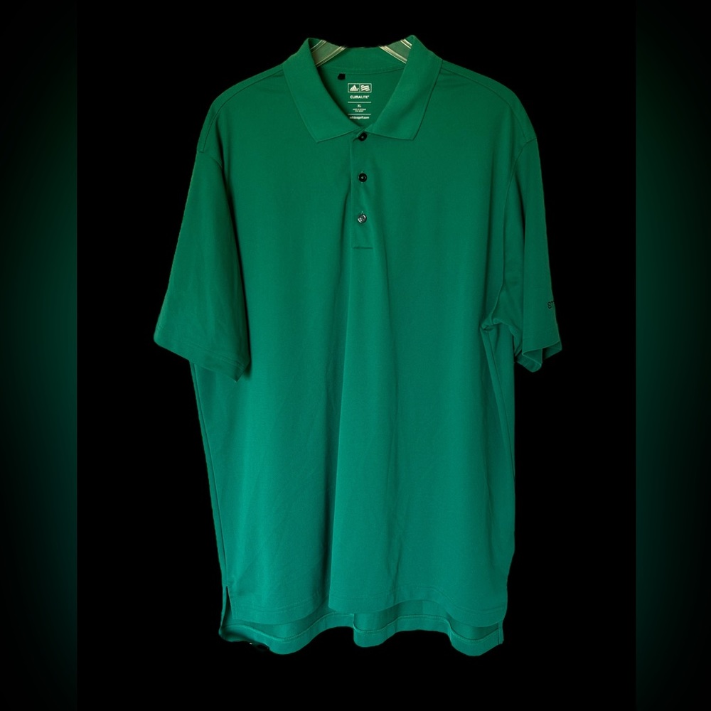 Adidas Climalite Emerald Green Golf‎ Polo Shirt. Size XL
